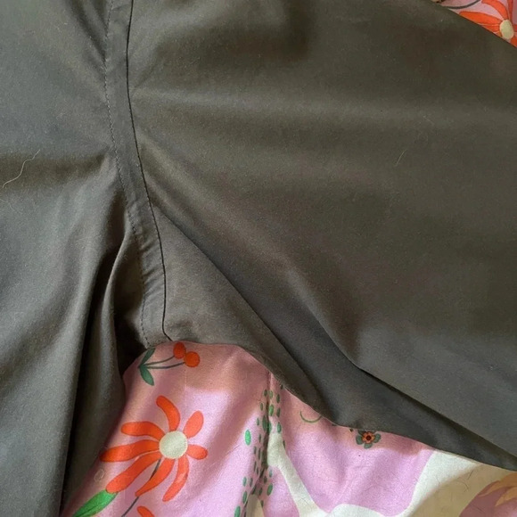 Prada Men’s Slim Fit Stretch Button-Up Shirt Dark Gray 42 (16.5) Made in Italy - Picture 8 of 12